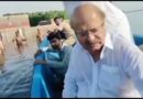 PPP leader Manzoor Wassan touring flood-affected areas in Khairpur1