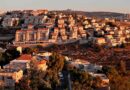 Expansion of illegal Jewish settlement in Occupied Palestine