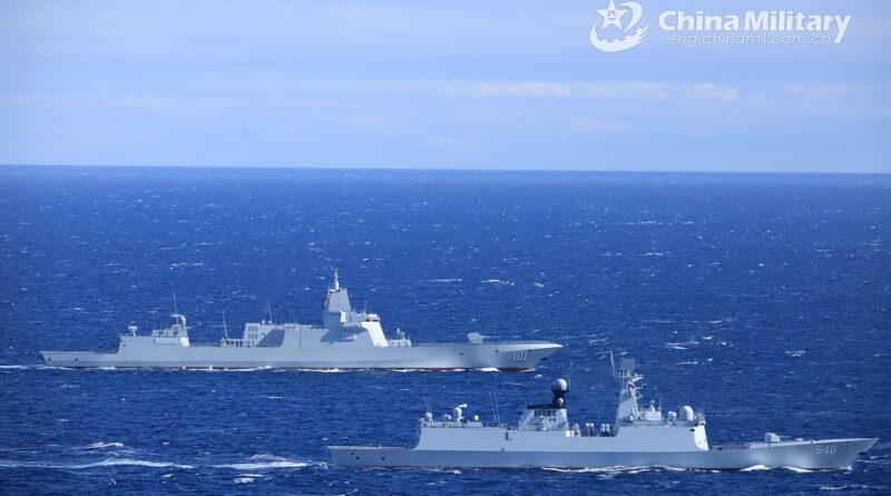 The 2022 Vostok military exercises formally included Chinese naval ships