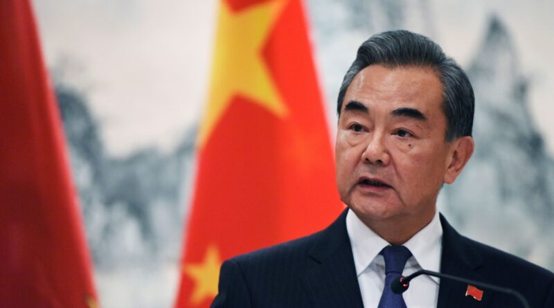 Chinese Foreign Minister Wang Y