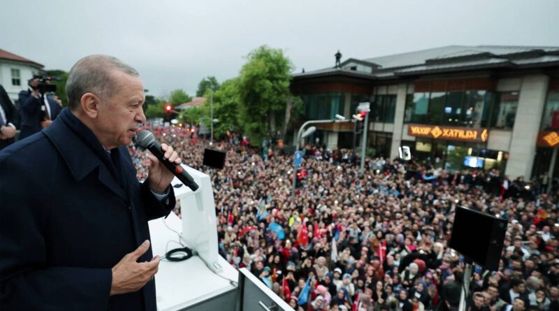 Recep Erdoğan looking triumphant after his 2023 election win 1