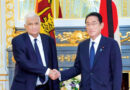 Sri Lanka’s President Wickremesinghe (l) with Japanese PM Fumio Kishida