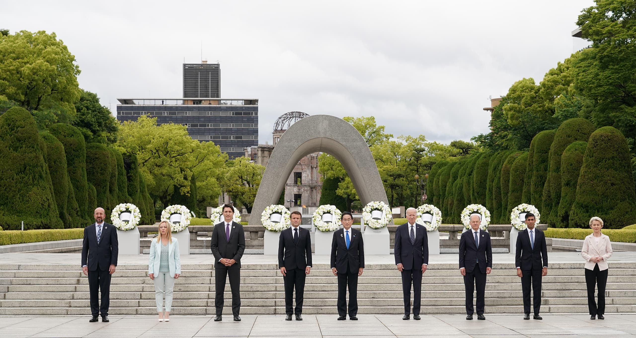 G7 leaders at summit in Japan in 2023
