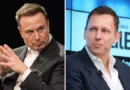 MAVERICKS: Elon Musk (l), CEO of Tesla and SpaceX, and Peter Thiel, co-founder of PayPal